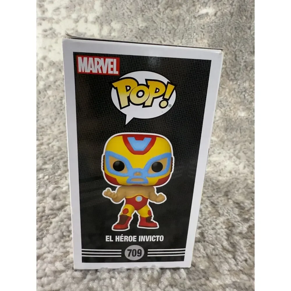 Funko Pop! Marvel Lucha Libre El Heroe Invicto Iron‎ Man Vinyl Figure #709